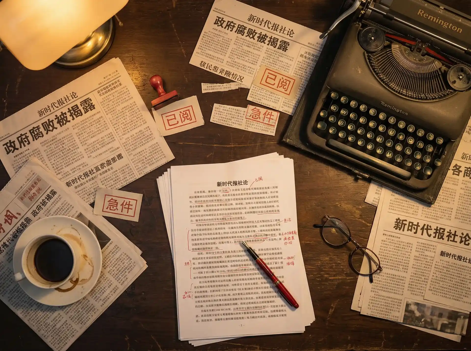 吃瓜视频 - 报社编辑部工作场景